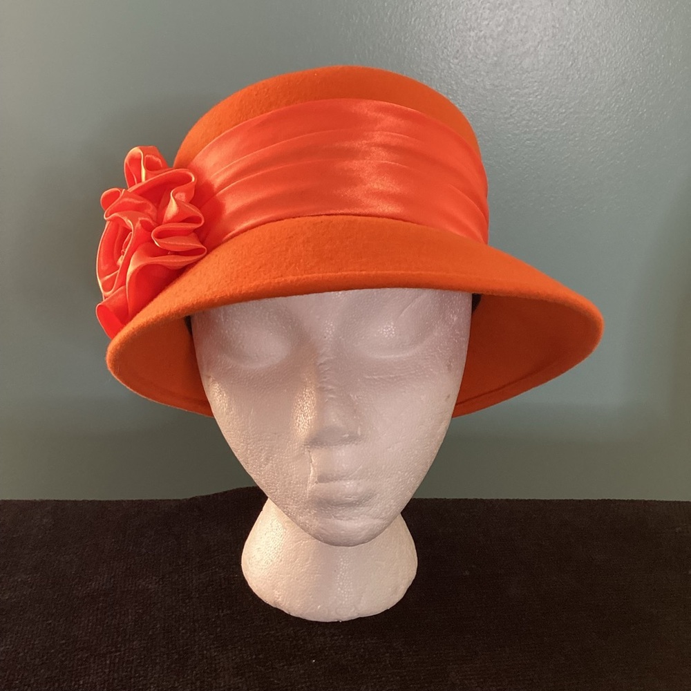 Orange Brim Hat